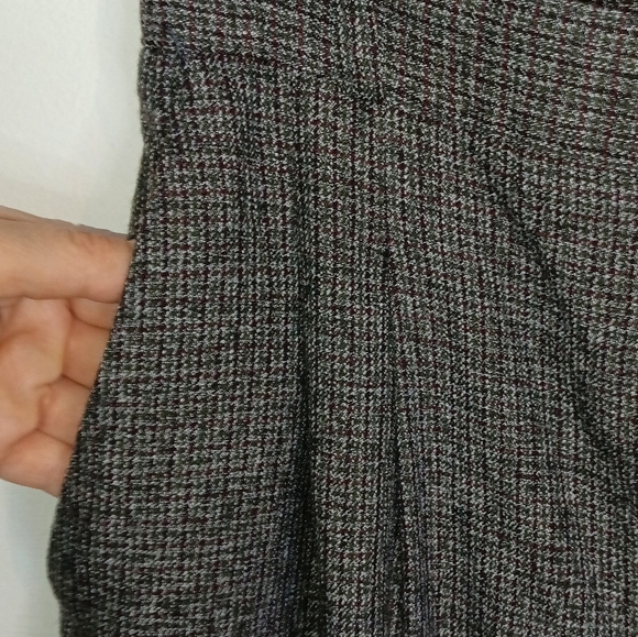 Vintage :: Savion Vintage Gray Pleated High Waist Pants Size 8 - Picture 3 of 7